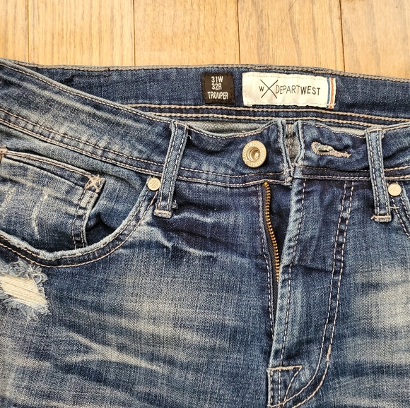 Depart West Troupe Slim Straight 31x32 - Picture 2 of 4